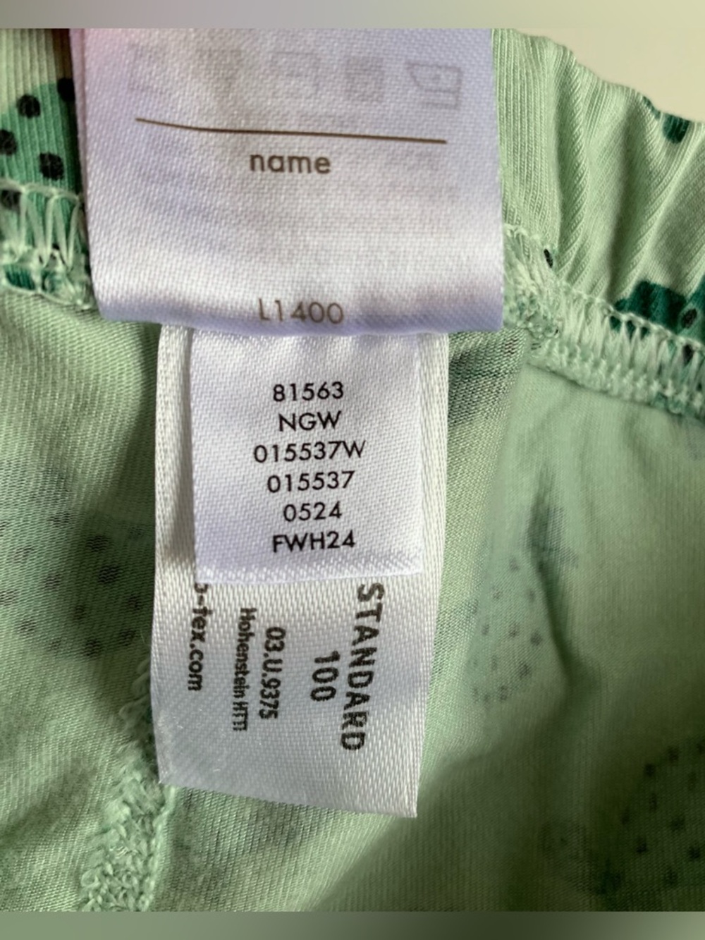 Hanna Andersson HanaSoft long-John PJs-6-7 - Picture 5 of 5